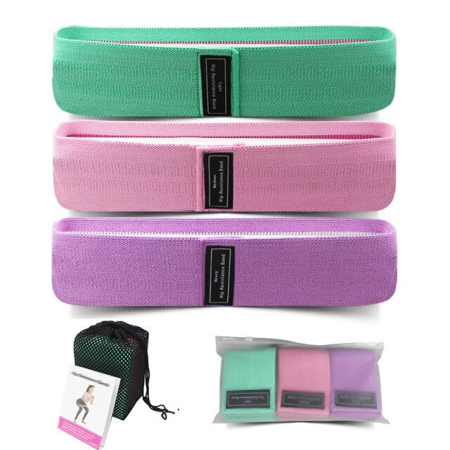Thick Elastic Fabric Booty Bands Resistance