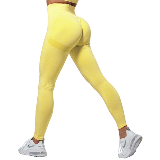Seamless High Waist Push Up Leggings