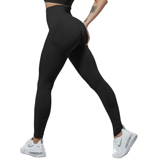 Seamless High Waist Push Up Leggings