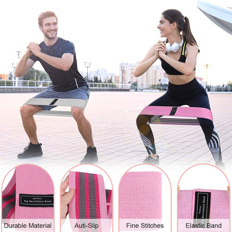 Thick Elastic Fabric Booty Bands Resistance