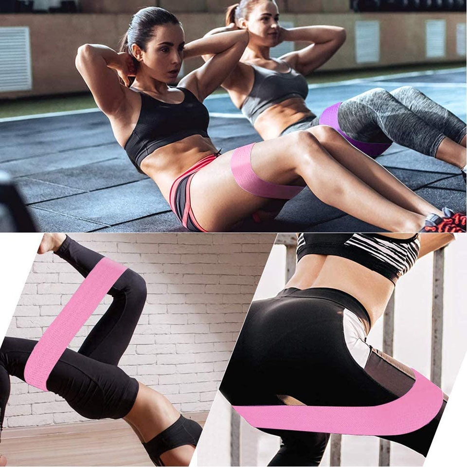 Thick Elastic Fabric Booty Bands Resistance