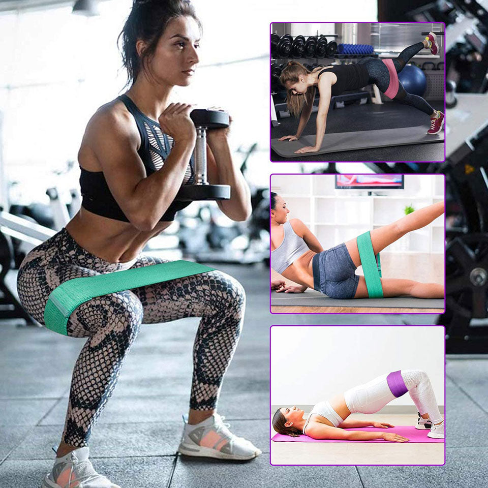 Thick Elastic Fabric Booty Bands Resistance