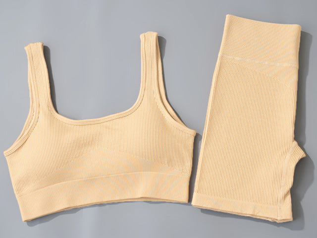 Ribbed 2 Piece Seamless Set