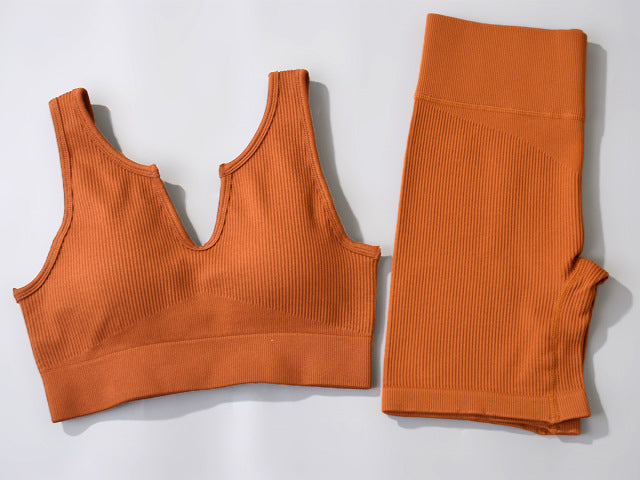 Ribbed 2 Piece Seamless Set
