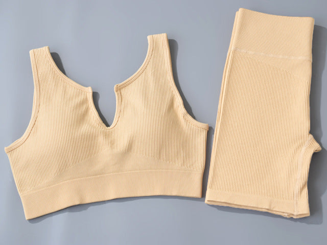 Ribbed 2 Piece Seamless Set
