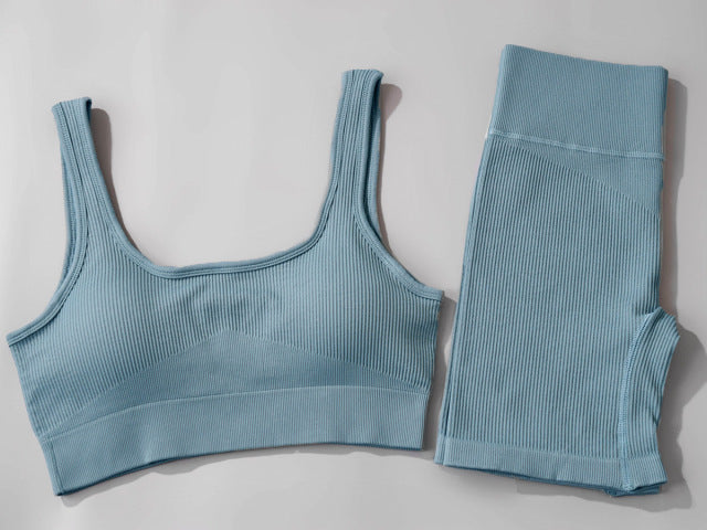 Ribbed 2 Piece Seamless Set