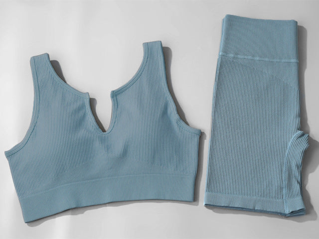 Ribbed 2 Piece Seamless Set