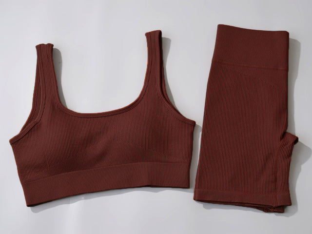 Ribbed 2 Piece Seamless Set
