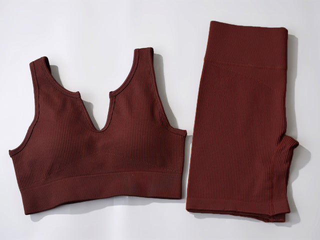 Ribbed 2 Piece Seamless Set