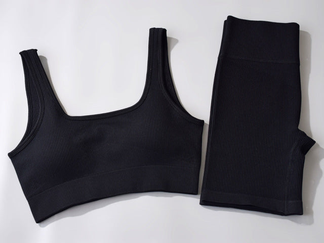 Ribbed 2 Piece Seamless Set