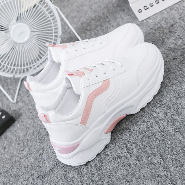 Sneakers Platform, Chunky Thick Sole, Outdoor Sports~Zapatos De Mujer