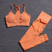 Load image into Gallery viewer, Seamless Set Gym Workout Clothes for Women
