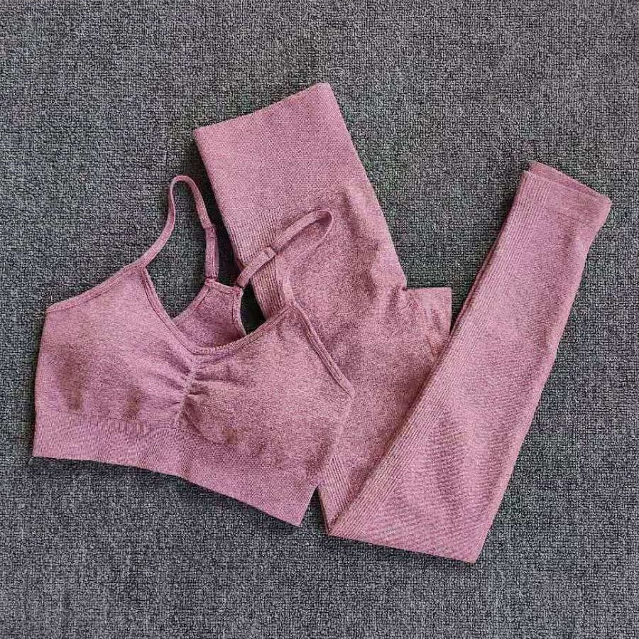 Seamless Set Gym Workout Clothes for Women