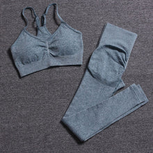Load image into Gallery viewer, Seamless Set Gym Workout Clothes for Women
