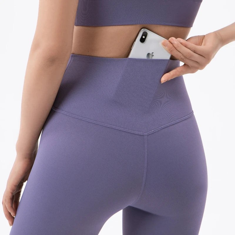 2 Piece Set workout Set, Cross Straps Bra + High Waist Leggings Running Tracksuit
