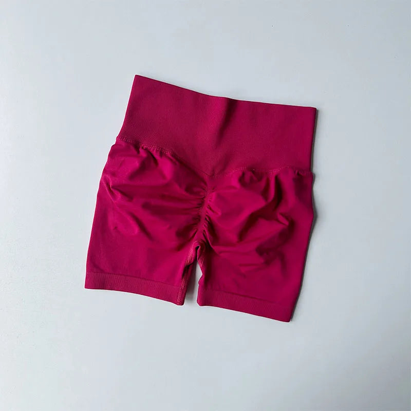 Peach Hip Lifting Shorts, High Waist