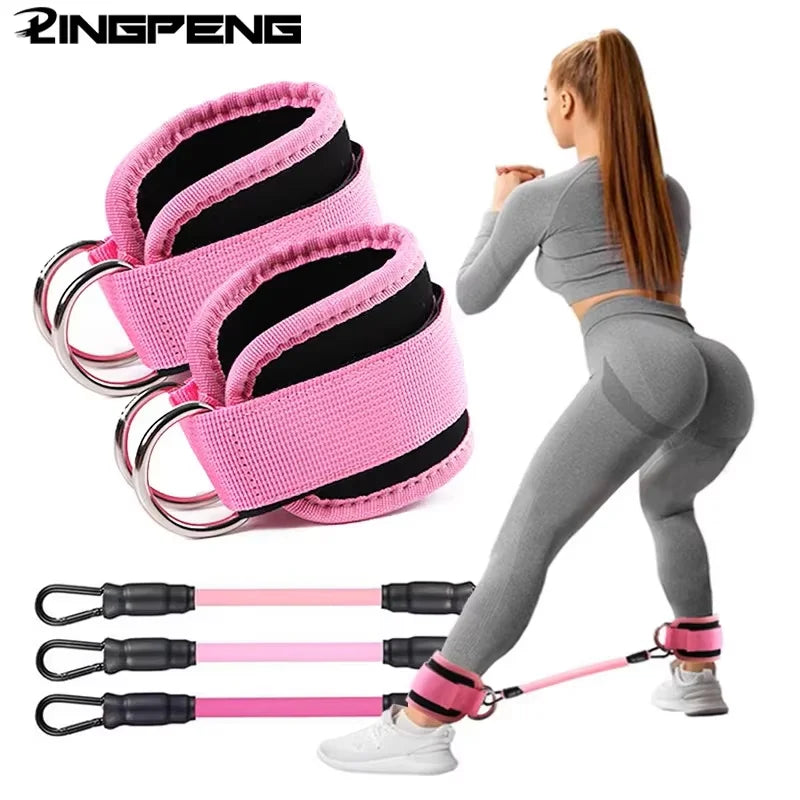 Ankle Straps Resistance Bands Set
