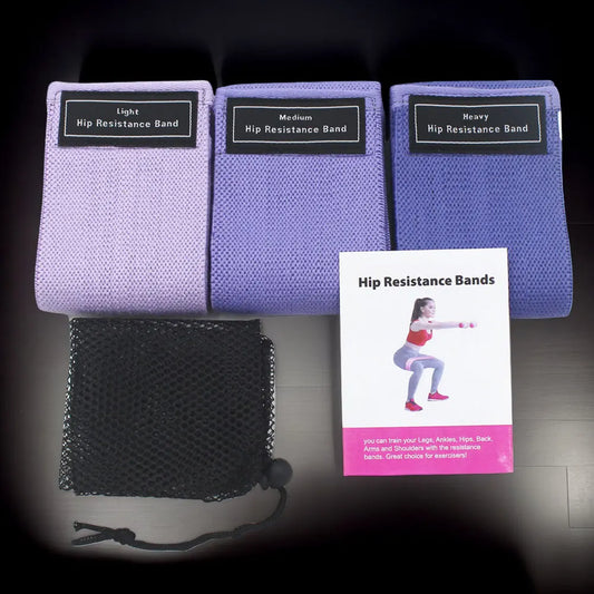 3Pcs Resistance Bands, Elastic Bands for Women & Men Home Gym Fitness Yoga Pilates