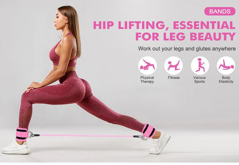 Ankle Straps Resistance Bands Set