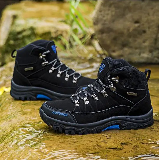 High-top hiking shoes (cashmere outdoor shoes )