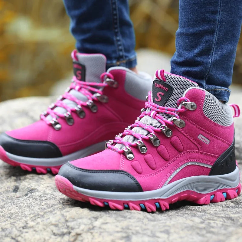 Fashion Spring Outdoor Hiking Ladies Shoes