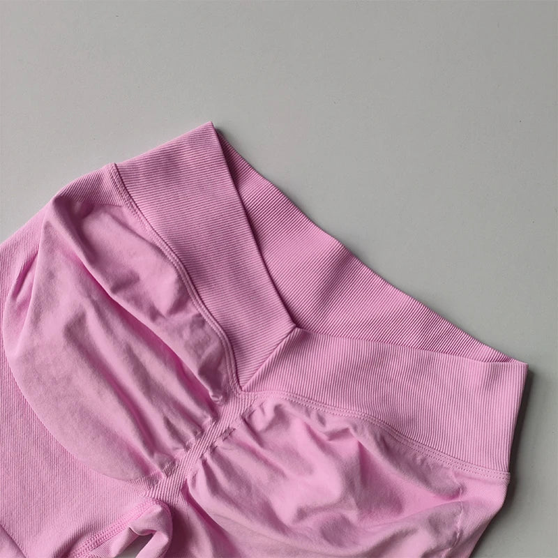Seamless Beautiful Back High Waisted Shorts
