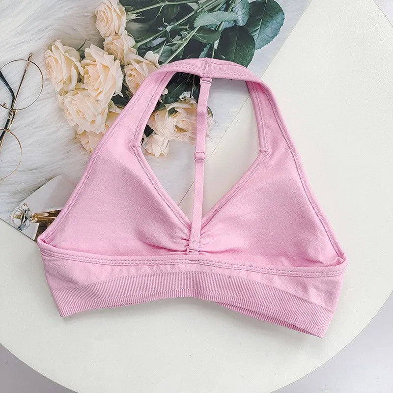 Adjustable High-Impact workout T-Back Sports Bra