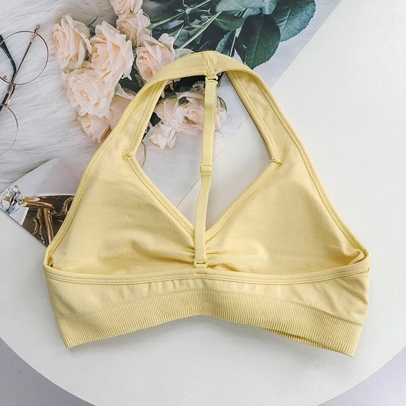 Adjustable High-Impact workout T-Back Sports Bra