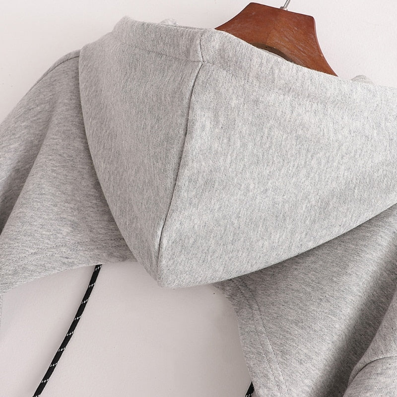 Workout Crop Hoodie