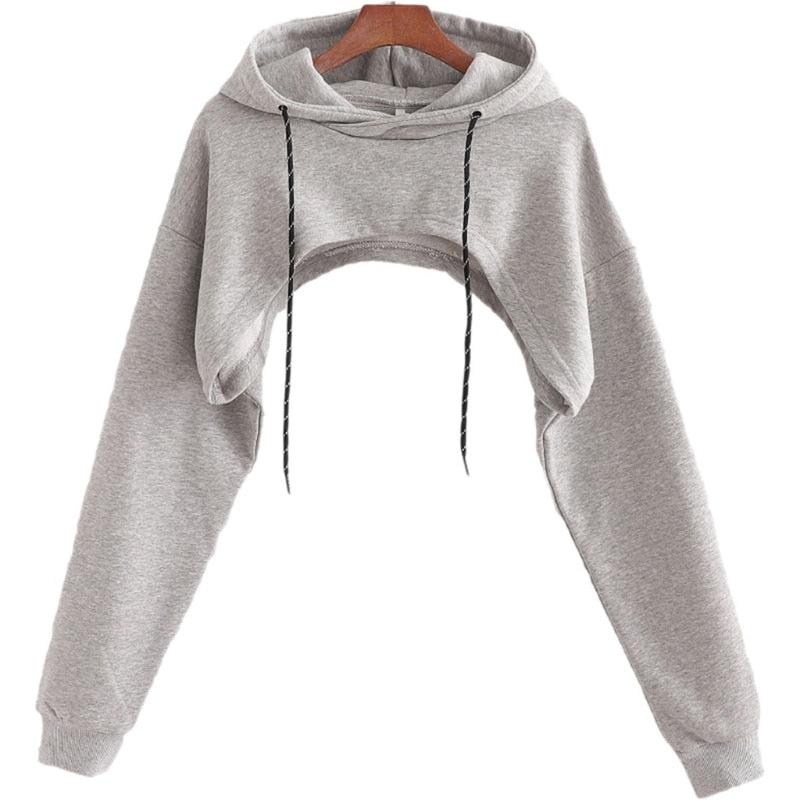 Workout Crop Hoodie