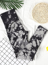 Load image into Gallery viewer, Tie Dye High Waist Butt Lift Sport Leggings.

