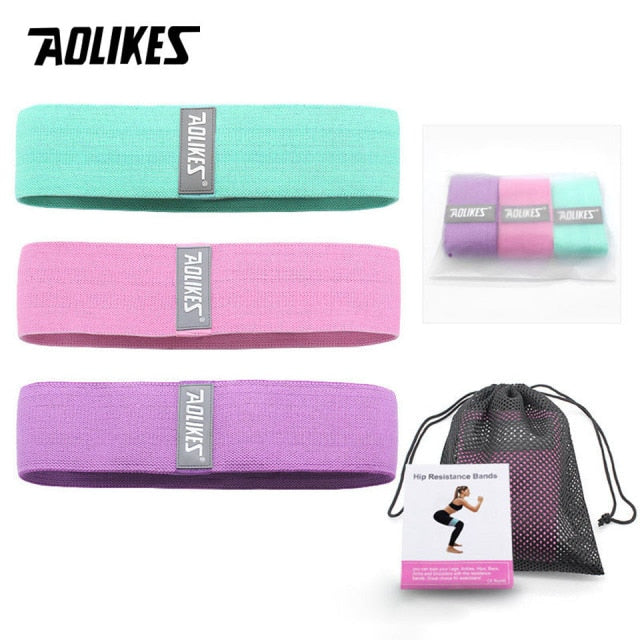 Fabric Elastic Resistance Bands JanekateFitness