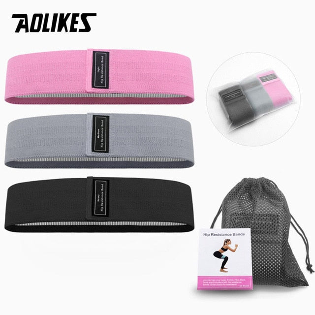 Fabric Elastic Resistance Bands JanekateFitness