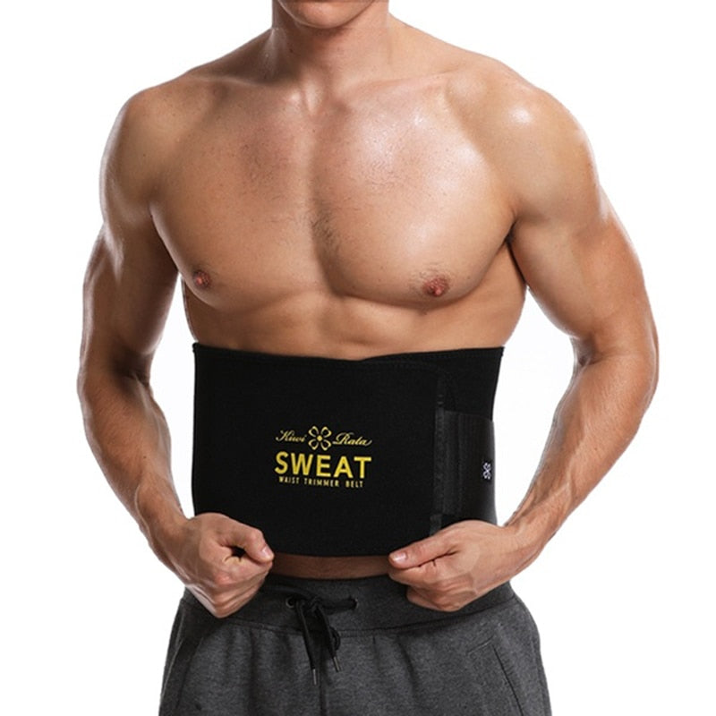 Waist Trainer Trimmer Latex Rubber Sweat Belt – JanekateFitness