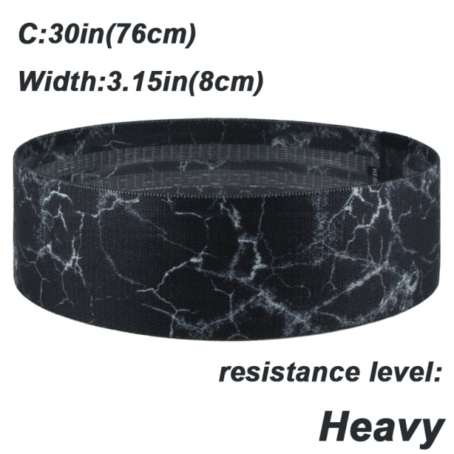 Booty Building Resistance Bands (marble Print)